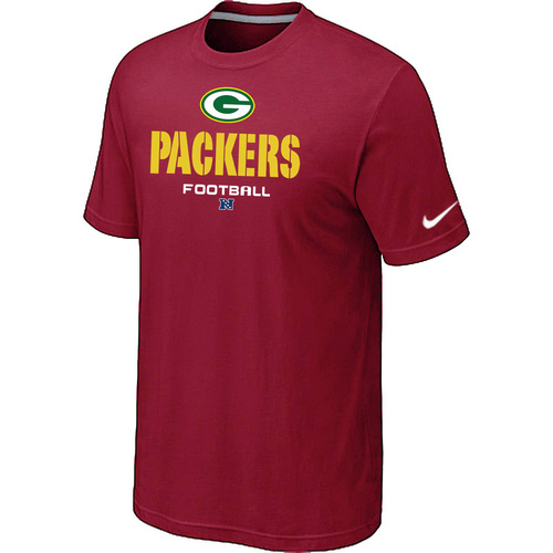 Nike Green Bay Packers Critical Victory NFL T-Shirt - Red